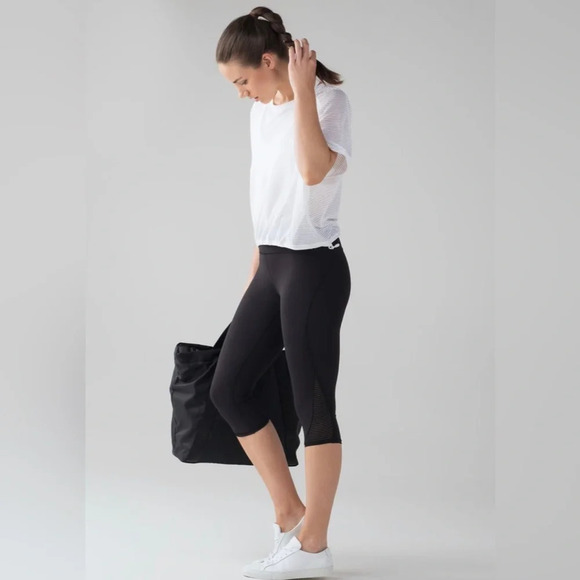 Lululemon Lean In Crop (17") black - Picture 1 of 7